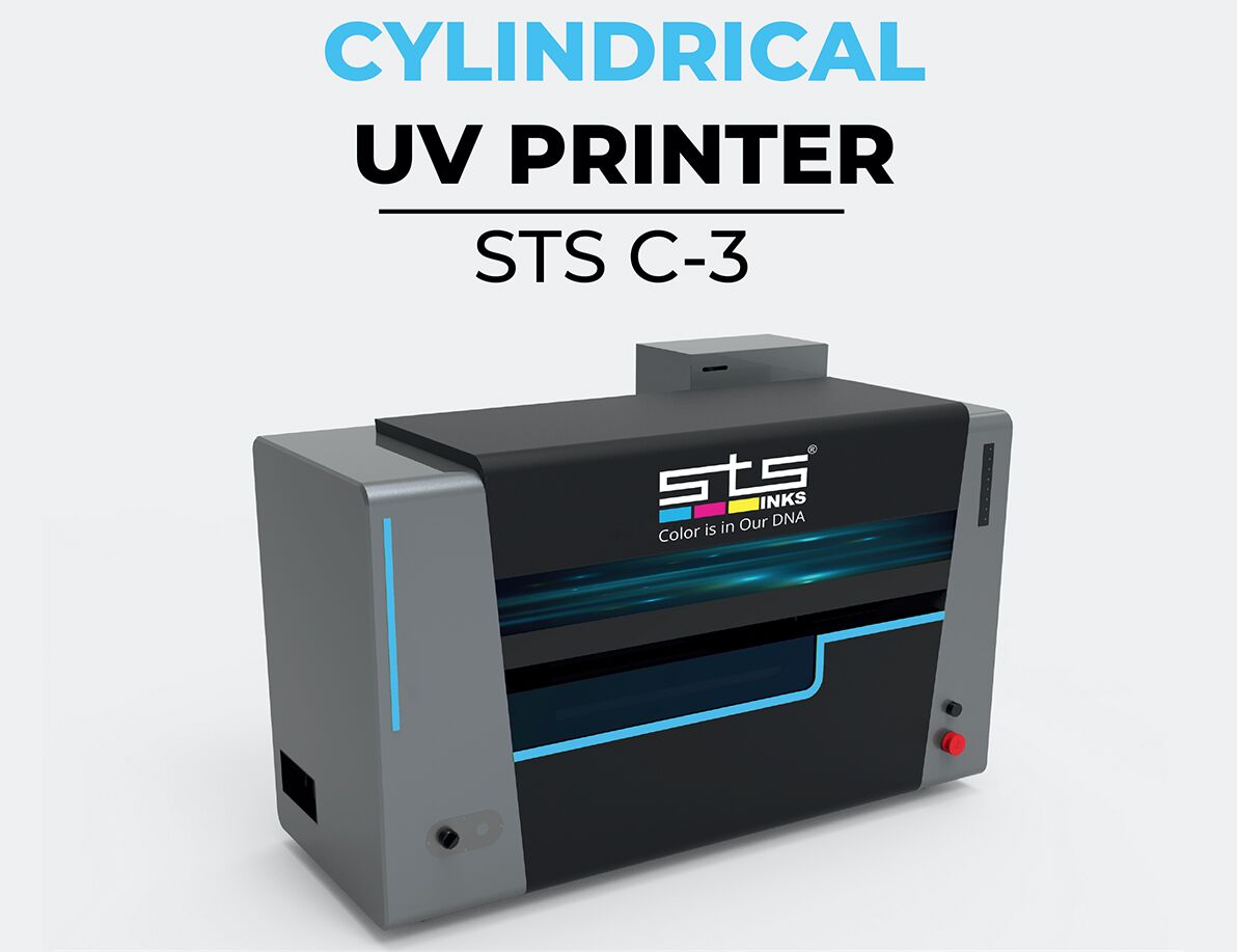 Cylindrical UV Printer first
